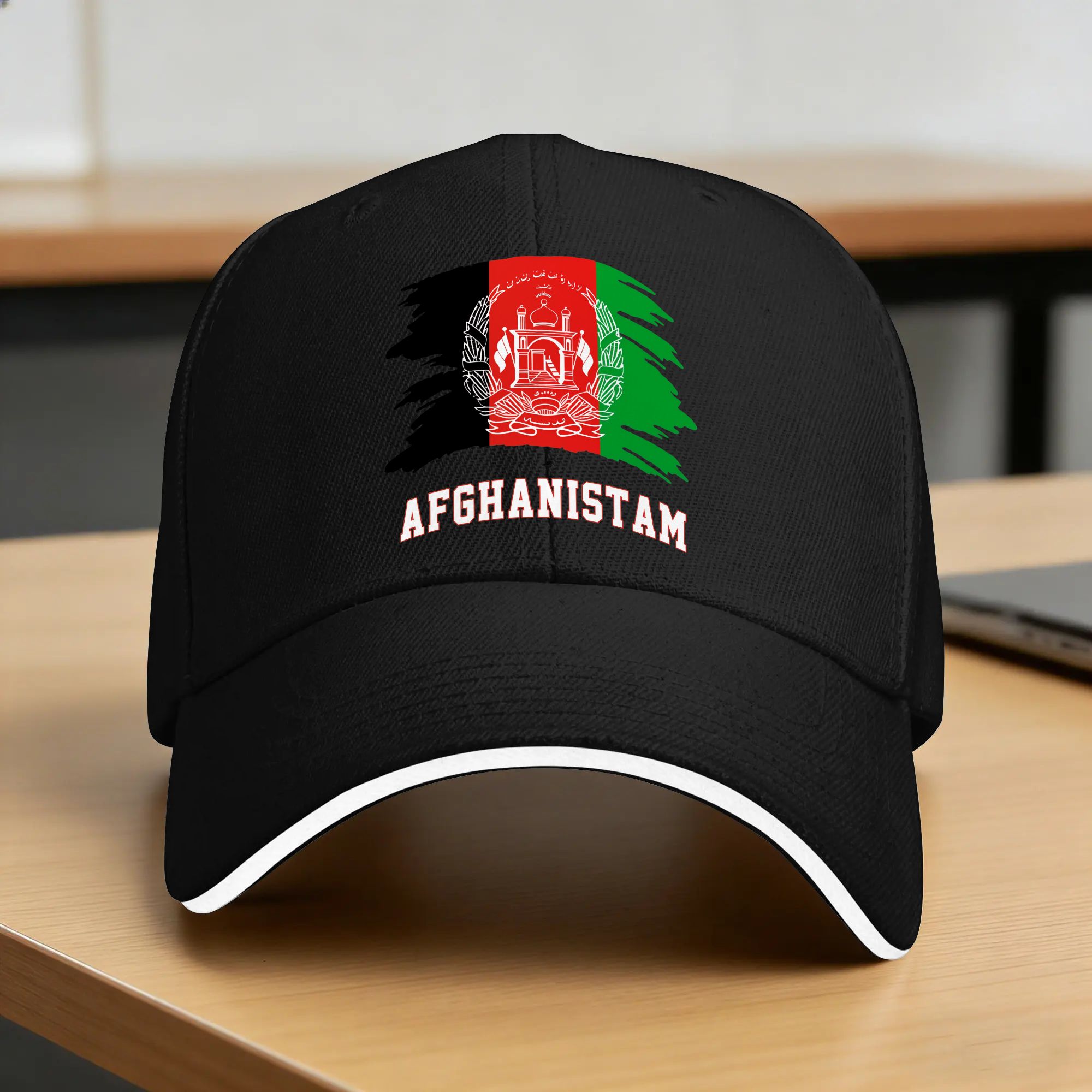 Outdoor Sport Ideas - fghanistan Flag Afghan Charcoal Baseball Cap