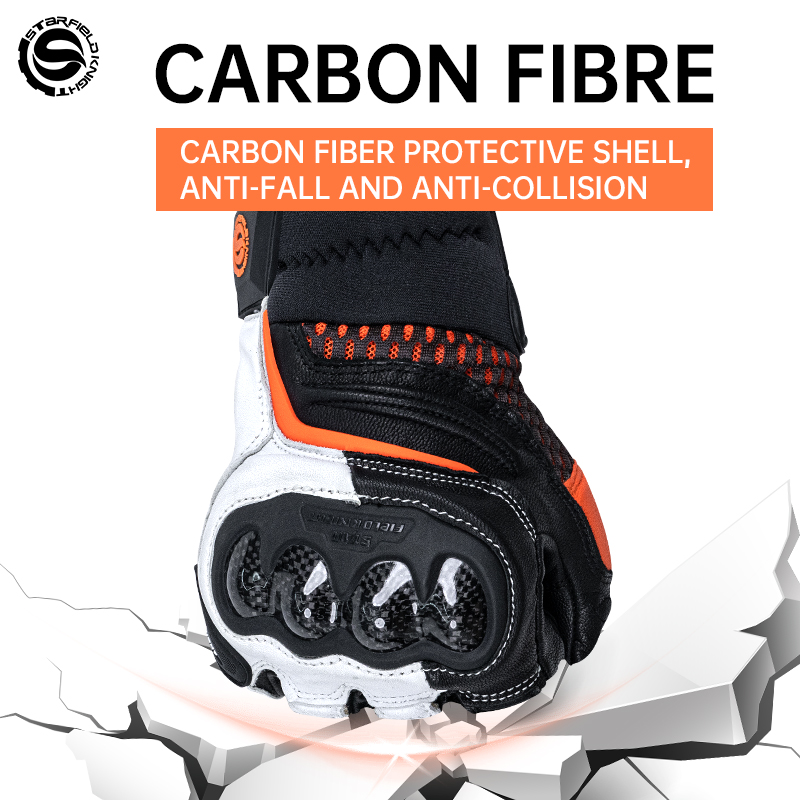 SFK Orange Motorcycle Gloves C - Horse Riding Glove review and price