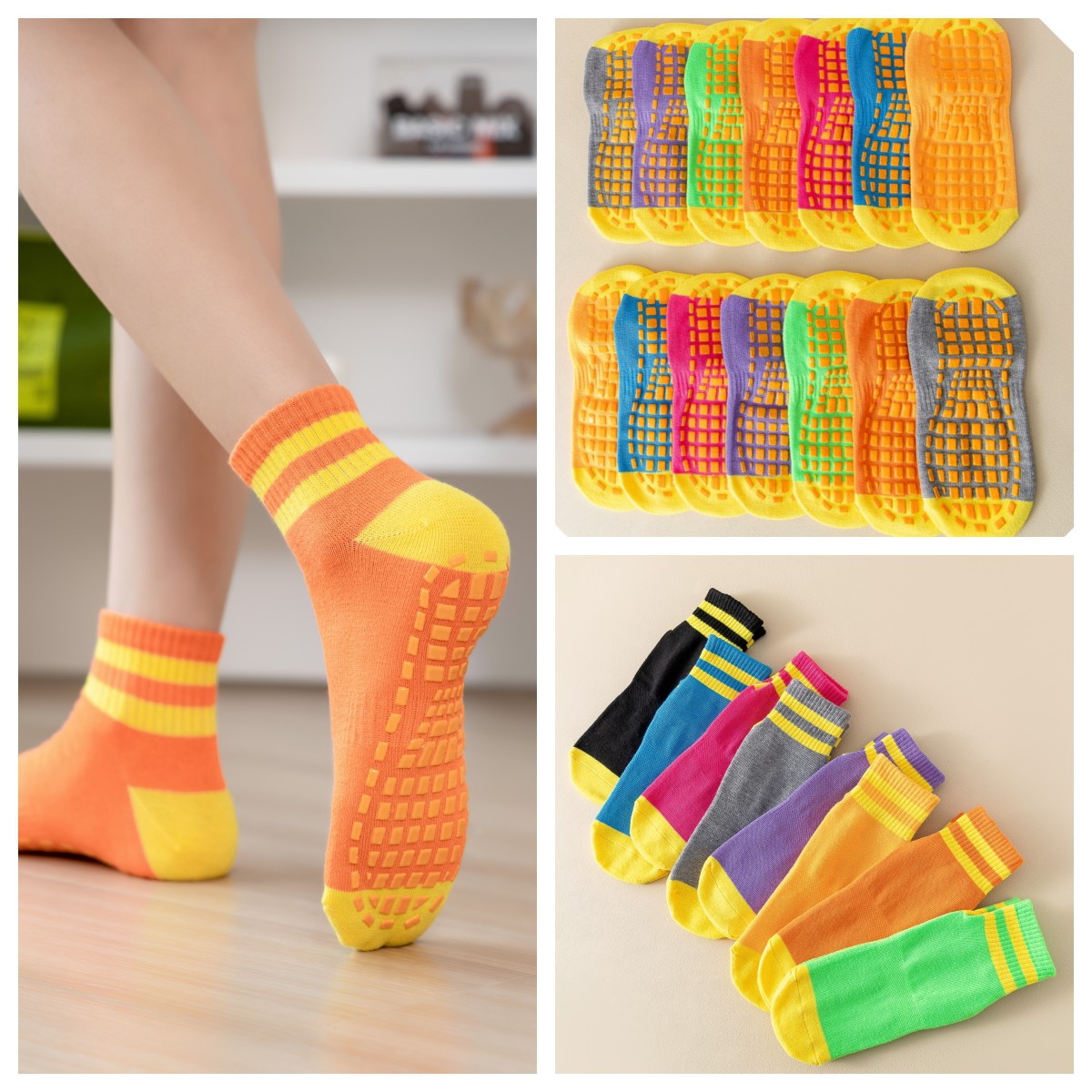 10 Pairs Pack Trampoline Socks - Trampoline Park Sock review and price