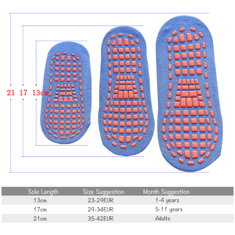 Kids Adults Anti-Slip Socks Pa - Trampoline Park Sock review and price