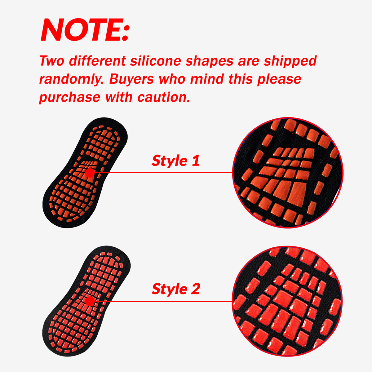1/4 Pairs Unisex Silicone Non  - Trampoline Park Sock review and price