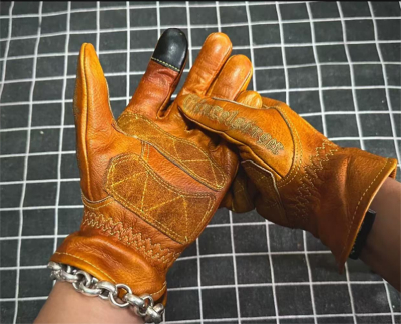 Handmade Genuine Leather Retro - Horse Riding Glove review and price